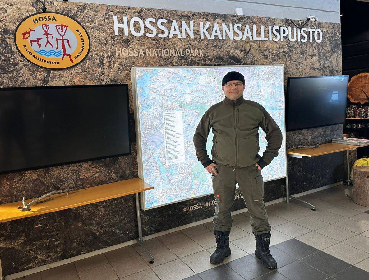 Hossan retkeilykeskuksen aula