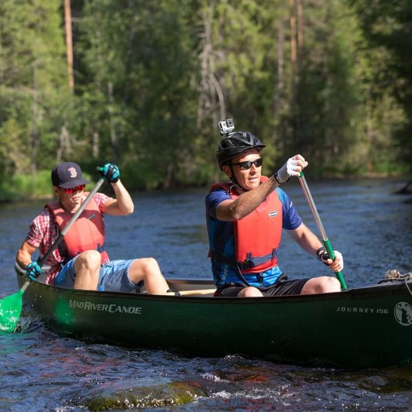 Melontaretki Kylmäluoman joella Taivalkoskella